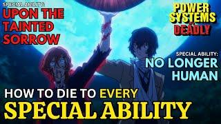 How EVERY Special Ability from Bungo Stray Dogs Could Kill You | Power Systems are Deadly