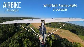 AirBike Ultralight Landing at Whitfield Farms (4W4) | Classic Crop Dusters Too!