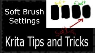 Soft Brush settings in Krita