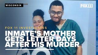 FOX 11 Investigates: Prison inmate had safety concerns prior to murder, letter to mother says