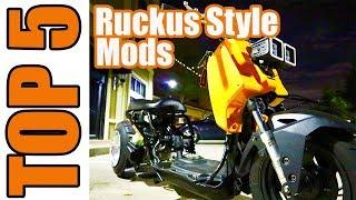 Top 5 Popular Honda Ruckus Style Mods #RuckusMods #HondaRuckus #Ruckus