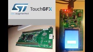 Touch button with toggle Led  [TouchGFX + STM32F429]
