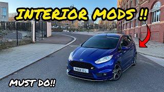 TOP 5 INTERIOR MODS FOR FIESTA ST **MUST DO!!**