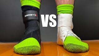 Zamst A1 Ankle Brace Vs Traditional Lace Up Ankle Braces