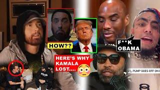 Eminem Grammy Noms Raise Eyebrows, Joe Budden & Charlamagne on Kamala Harris Loss, Logic, Bill Maher