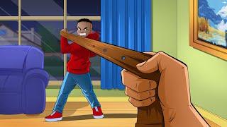 When You Grab The Belt During A Whooping