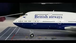 Gemini 200 Vintage British Airways B747-400(Heritage Retro Negus Livery Scheme)Review(FHD)