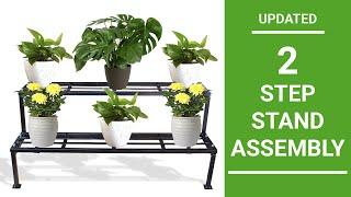 Assembly of TrustBasket 2 Step Stand for Multiple Plants and Pots |  Multipurpose | Indoor / Outdoor