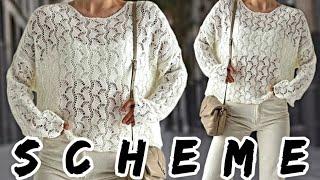 КЛАССНЫЕ СВИТЕРА СО СХЕМАМИ, вязание спицами. COOL SWEATERS WITH PATTERNS, knitting.