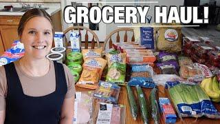 GROCERY HAUL WITH WEEKLY MEAL PLAN! | BUDGETING & SHOPPING SALES