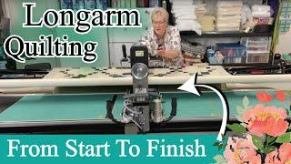 Longarm Quilting From Start To Finish