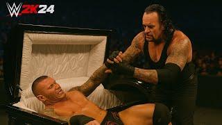 DEADMAN vs LEGEND KILLER – Undertaker vs Randy Orton | WWE 2K24 Casket Match️