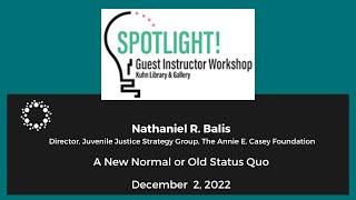 AOK Library's Spotlight! Symposium with Nathaniel R. Balis