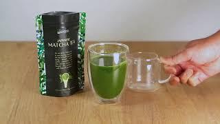 Matcha green tea basic tutorial easy to make at home - no equipment or whisk needed