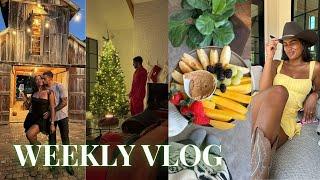 WEEKLY VLOG  (we got a house in TEXAS !! home tour, exploring austin, chirstmas tree, cooking+!!)