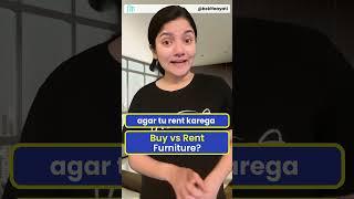 Buy vs Rent Furniture? Decide in 2 Seconds