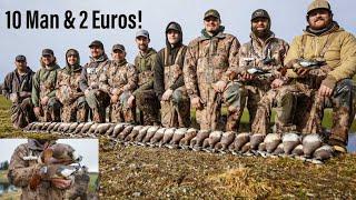 UNREAL 10 man Wigeon hunt!! (Plus 2 RARE EURASIAN Wigeon in the PNW)