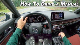 How To Drive A Manual Transmission + Rev Match + Heel Toe Downshift (POV Tutorial)