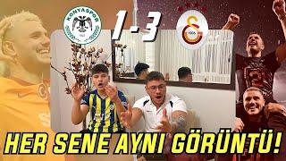 FANATİK FENERBAHÇELİLER GALATASARAY KONYASPOR MAÇINI İZLERSE - KONYASPOR 1-3 GALATASARAY - ŞAMPİYON