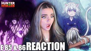 NOO NOT KITE!!! Hunter x Hunter Ep 85 & 86 Reaction