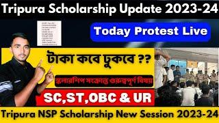 Tripura nsp Scholarship update 2024||Tripura nsp stipend 2024||Tripura sc scholarship 2024