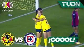 ¡Doblete! Camberos marca y REMONTA | América 2-1 Cruz Azul | Liga MX Femenil - J1 CL2025 | TUDN