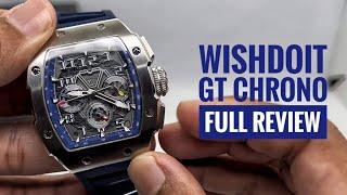 Wishdoit GT Chrono Silvery Watch Blue full review