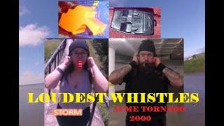 LOUDEST WHISTLES storm whistle & tornado 2000 ( long distance whistle test )