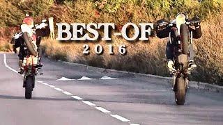 SpartMotard Best Of 2016 (Crash, Supermoto, Police, Wheeling)