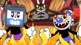 CUPHEAD vs DEVIL (BAD ENDING) ► Fandroid the Musical Robot