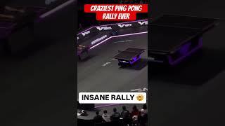 Craziest ping pong rally ever