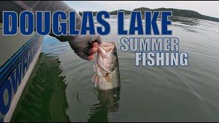 DOUGLAS LAKE: Deep Summer Bass Fishing Grind