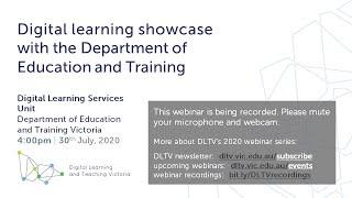 DLTV - Digital Learning Showcase with the Department of Education and Training