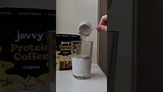 protein coffee made easy with Javvy 