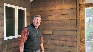 Faux Wood Wall Panel Installation In DIY Project PART 2 | Sunroom Installation With Skip Bedell