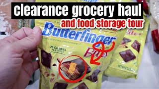 DISCOUNT STORE CLEARANCE GROCERY HAUL AND FOOD STORAGE TOUR | FRUGAL FIT MOM