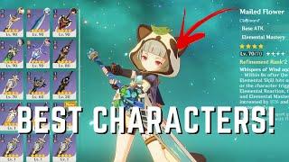 THE BEST CHARACTERS FOR THE MAILED FLOWER! | Genshin Impact 3.5