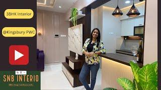 3BHK kingsbury | Pride World City | |  3BHK Home Interior Design | Interior Design Ideas | Pune