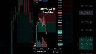 REZUSDT. P Target  Done From My Signal. Subscribe For More Free Crypto Signals #freecryptosignals .