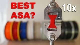 What is the best ASA filament? 10 different ASA brands tested