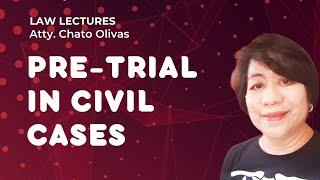 [Civil Procedure] Pre-trial in civil cases, Rule 18 of the Rules of Court (Video7)