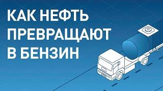 Как превращают нефть в бензин // От трубопровода до заправки