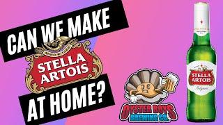 Homebrew Lager Recipe - Can we clone Stella Artois at home? - Grainfather Recipe and Beer Review