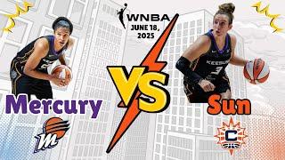 Connecticut Sun vs Phoenix Mercury  - WNBA regular season watch and talk game
