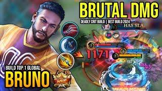 BRUNO BEST BUILD 2024 | BUILD TOP GLOBAL BRUNO GAMEPLAY | MOBILE LEGENDS