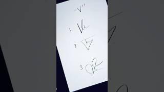 Signature Ideas for “V” Names #handwriting #letra #art #v #signature