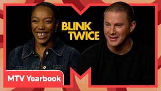 Channing Tatum & Naomi Ackie Play A Chaotic Game of MTV Yearbook | Blink Twice | MTV Movies