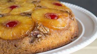 PINEAPPLE UPSIDE DOWN CAKE | How To Make A Pineapple Cake | SyS