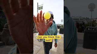 Only 1% of people can track the ball 
