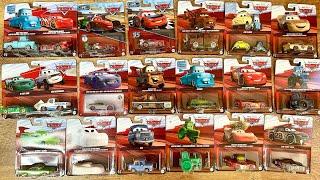 Unboxing Dinsey Pixar Cars: Lightning McQueen, Francesco, Fred, Ramone, Tow Mater with Sign, Guido